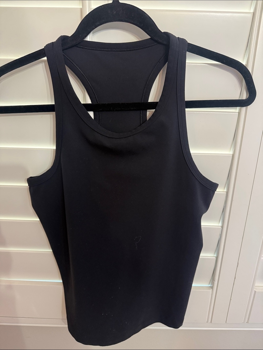 lululemon athletica Black Racerback Tank Top - Women